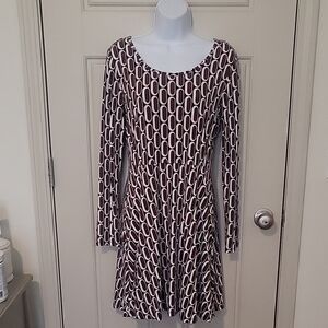 Michael Khors Stylish Geometric Patterned Dress. 3 Colors.
